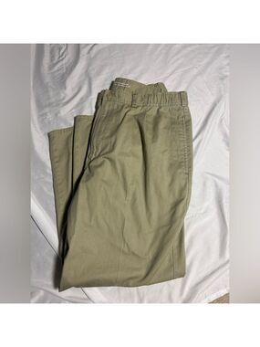 Vintage 90s Bugle Boy Company Khaki Pants 38 X 30 Pleated Relaxed Fit Comfort